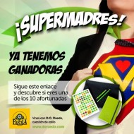 GANADORAS SORTEO "SUPERMADRES"