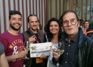 LOS ARTISTAS DEL  "FESTIVAL DE TEATRO Y ARTES DE CALLE DE VALLADOLID" BRINDAN CON LOS VINOS DE LA D.O. RUEDA