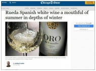 LOS VINOS DE LA D.O. RUEDA, RECOMENDADOS POR EL DIARIO ‘CHICAGO TRIBUNE’