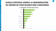 LA D.O. RUEDA ES LA D.O. DE VINO BLANCO MÁS CONSUMIDA Y LA MÁS PREFERIDA