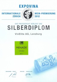 MENADE VERDEJO: MEDALLA DE PLATA EXPOVINIA (Zurich)