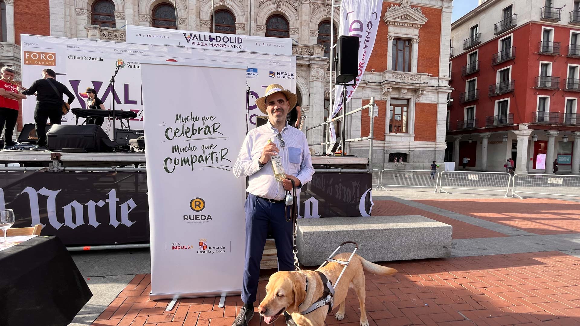 Jonathan Armengol en la cata a ciegas de D.O. Rueda